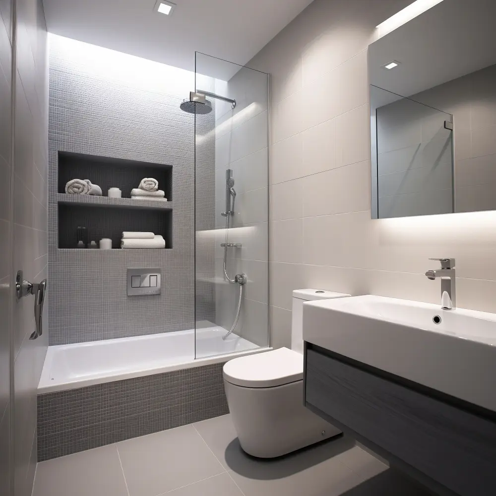 Licensed bathroom remodeling contractors in Appleton, WI discussing a remodel consultation
